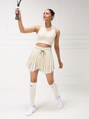 The Club Sports Bra - Sunlit Ivory