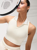 The Club Sports Bra - Sunlit Ivory