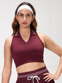 The Club Sports Bra - Deep Berry