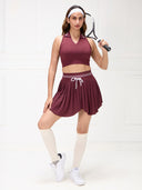 The Club Sports Bra - Deep Berry