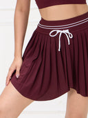 The Club Skort - Deep Berry