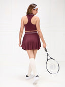The Club Skort - Deep Berry