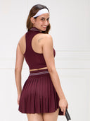 The Club Skort - Deep Berry